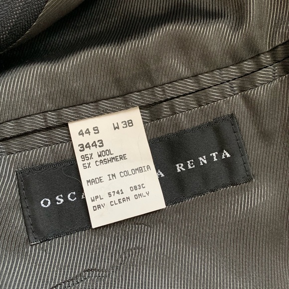 OSCAR DE LA RENTA PINSTRIPE SUIT AND PANTS - Picture 5 of 13